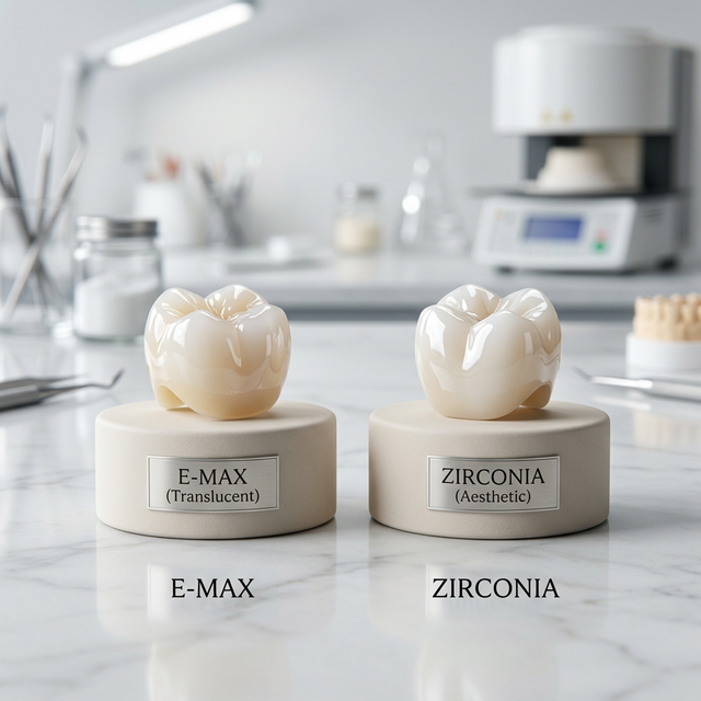Zirkonyum mu, E-Max mi? Hangisini Seçmeliyim?